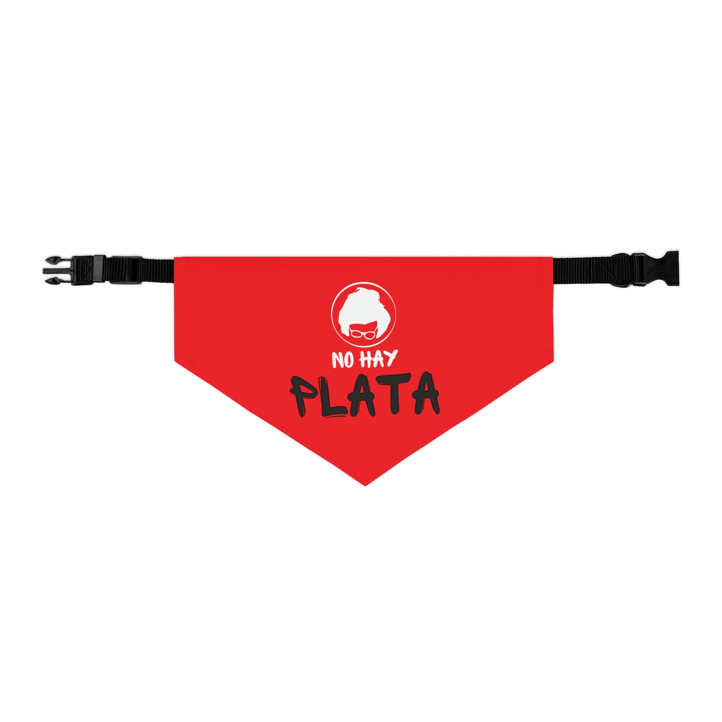 Pet Bandana Collar - No hay plata - Rojo