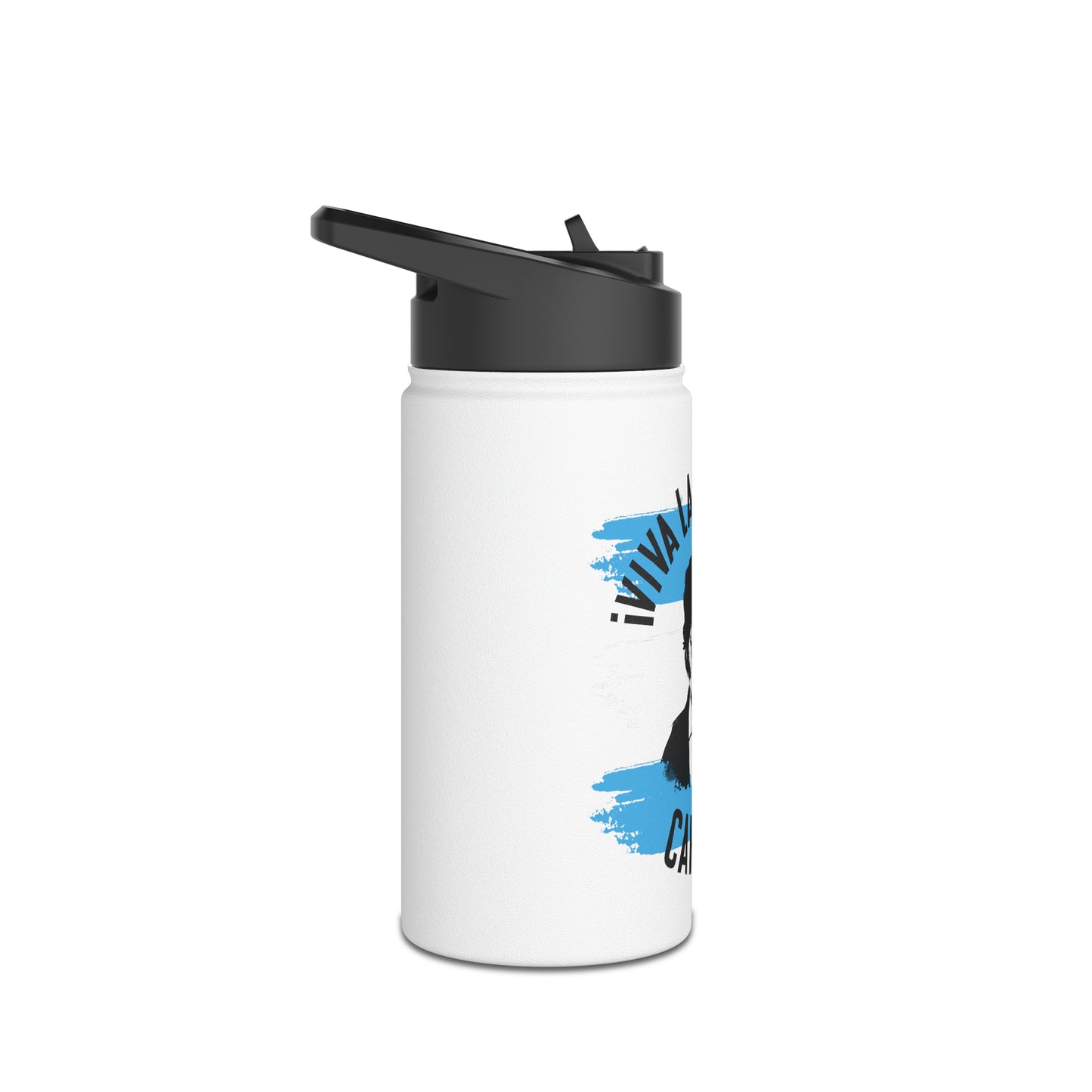 Stainless Steel Water Bottle, Standard Lid - Viva la libertad c...