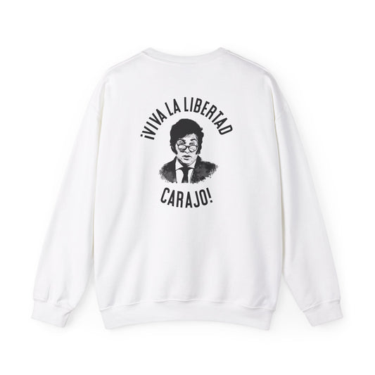 Crewneck Sweatshirt - Javier Milei Unisex Heavy Blend™