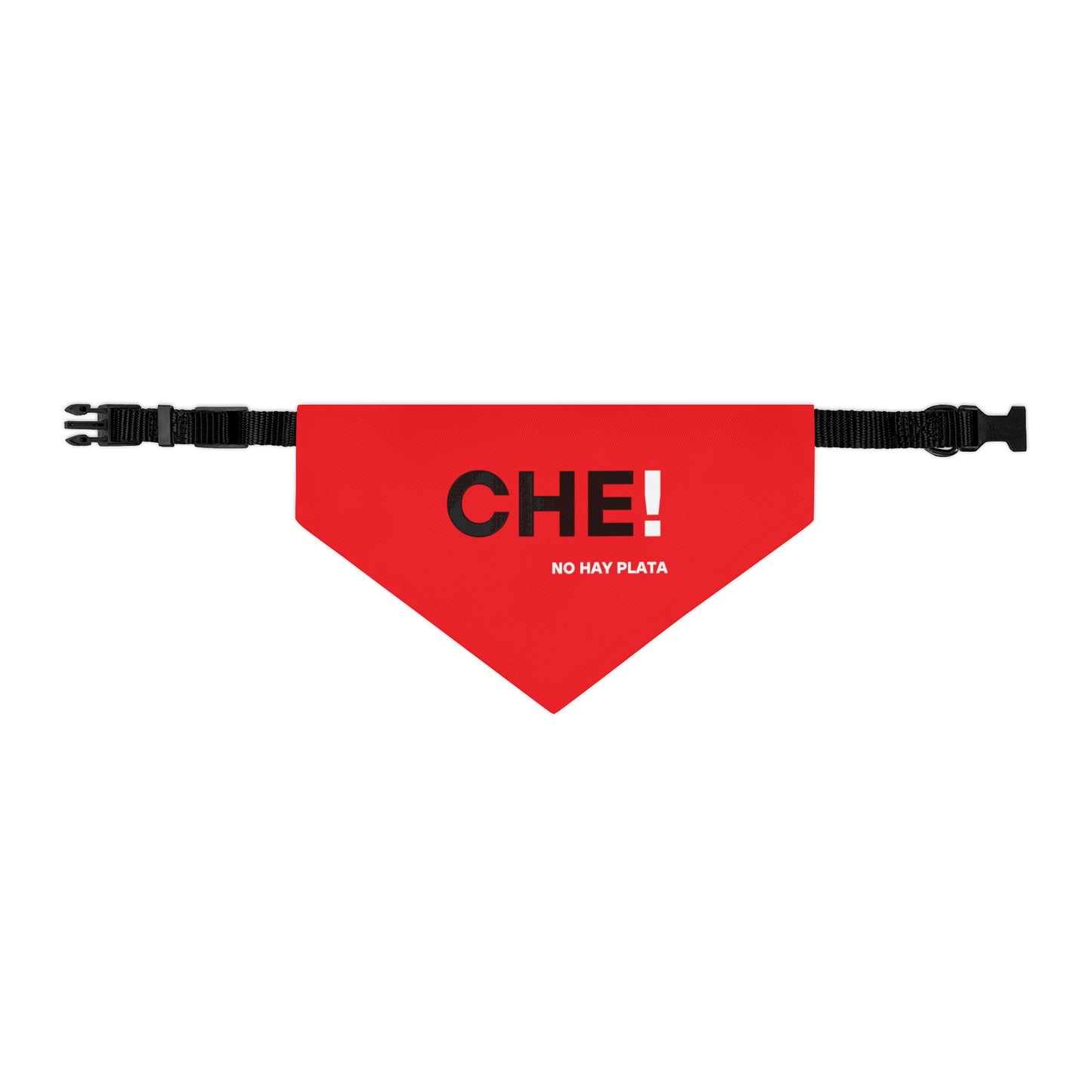 Pet Bandana Collar - Che! No hay plata - Rojo