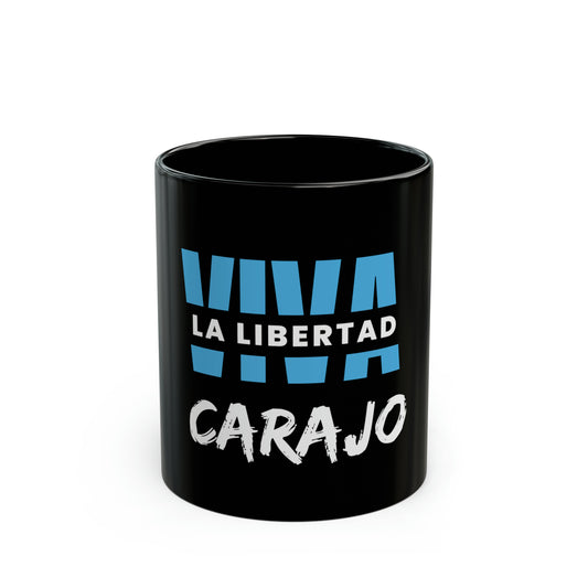 Black Mug (11oz) - La libertad