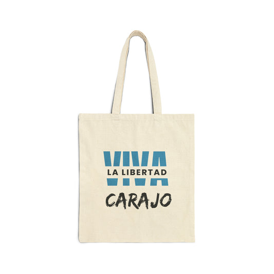 Cotton Canvas Tote Bag - La libertad