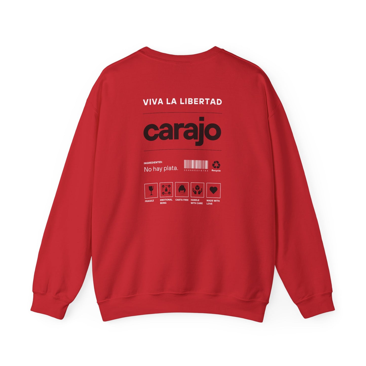 Crewneck Sweatshirt - Ingredientes: No hay plata Unisex Heavy Blend™