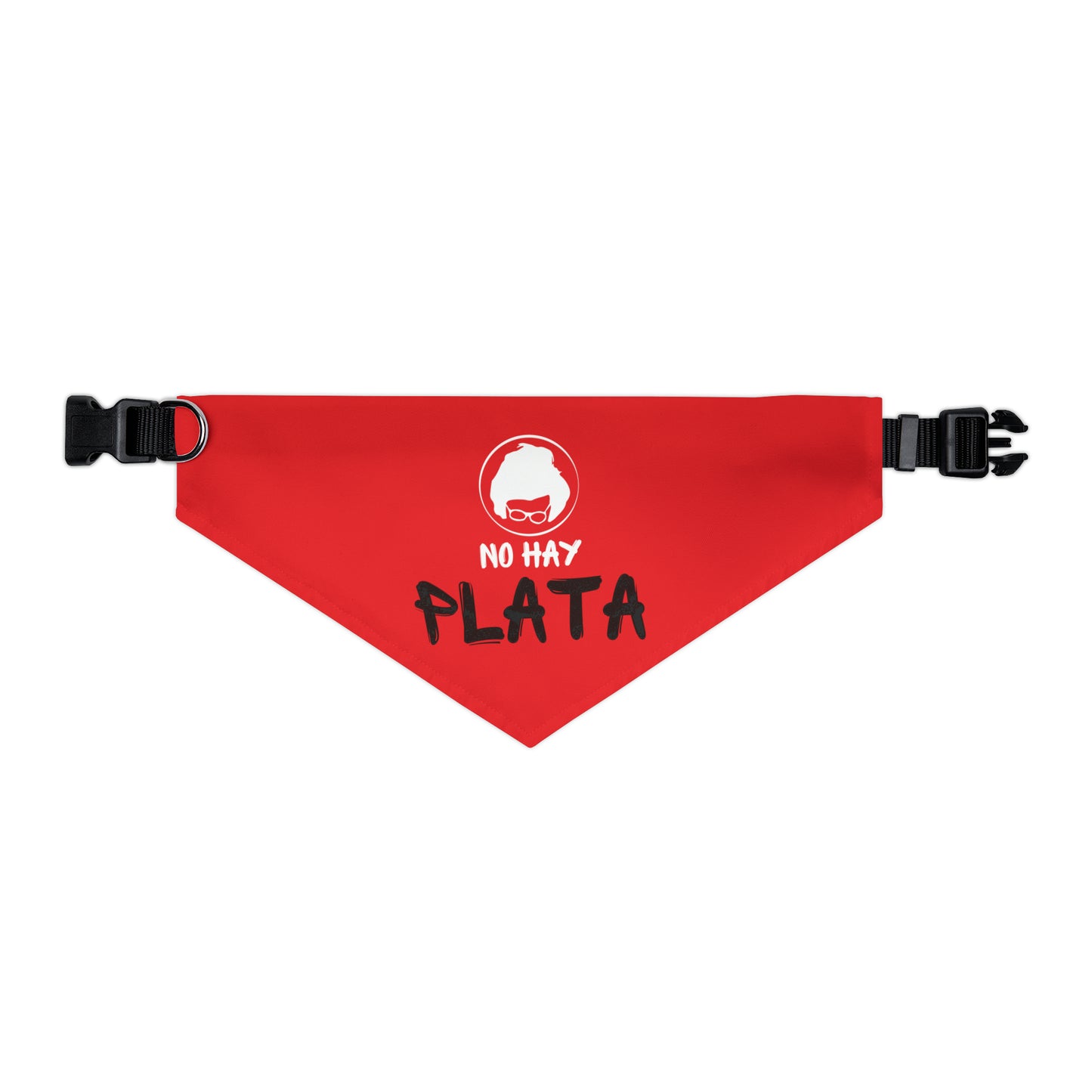 Pet Bandana Collar - No hay plata - Rojo