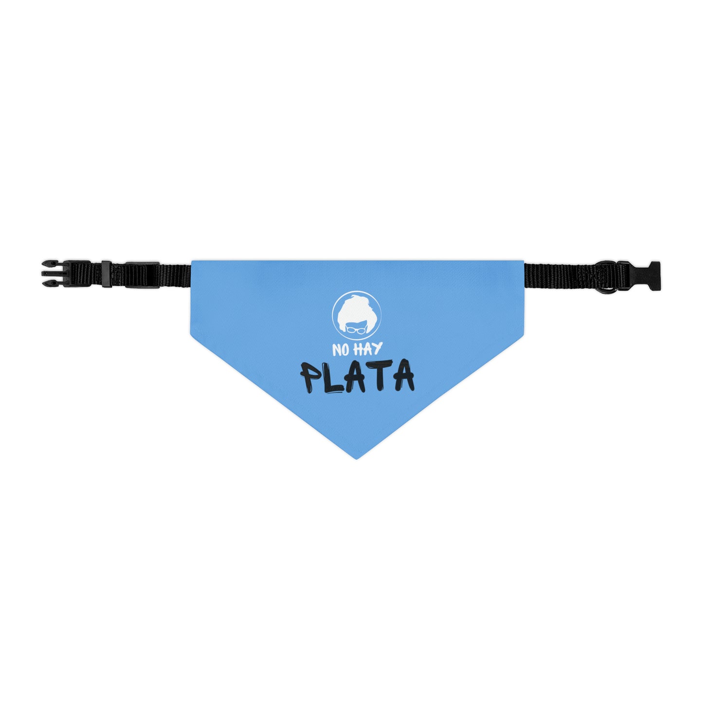 Pet Bandana Collar - No hay plata - Celeste