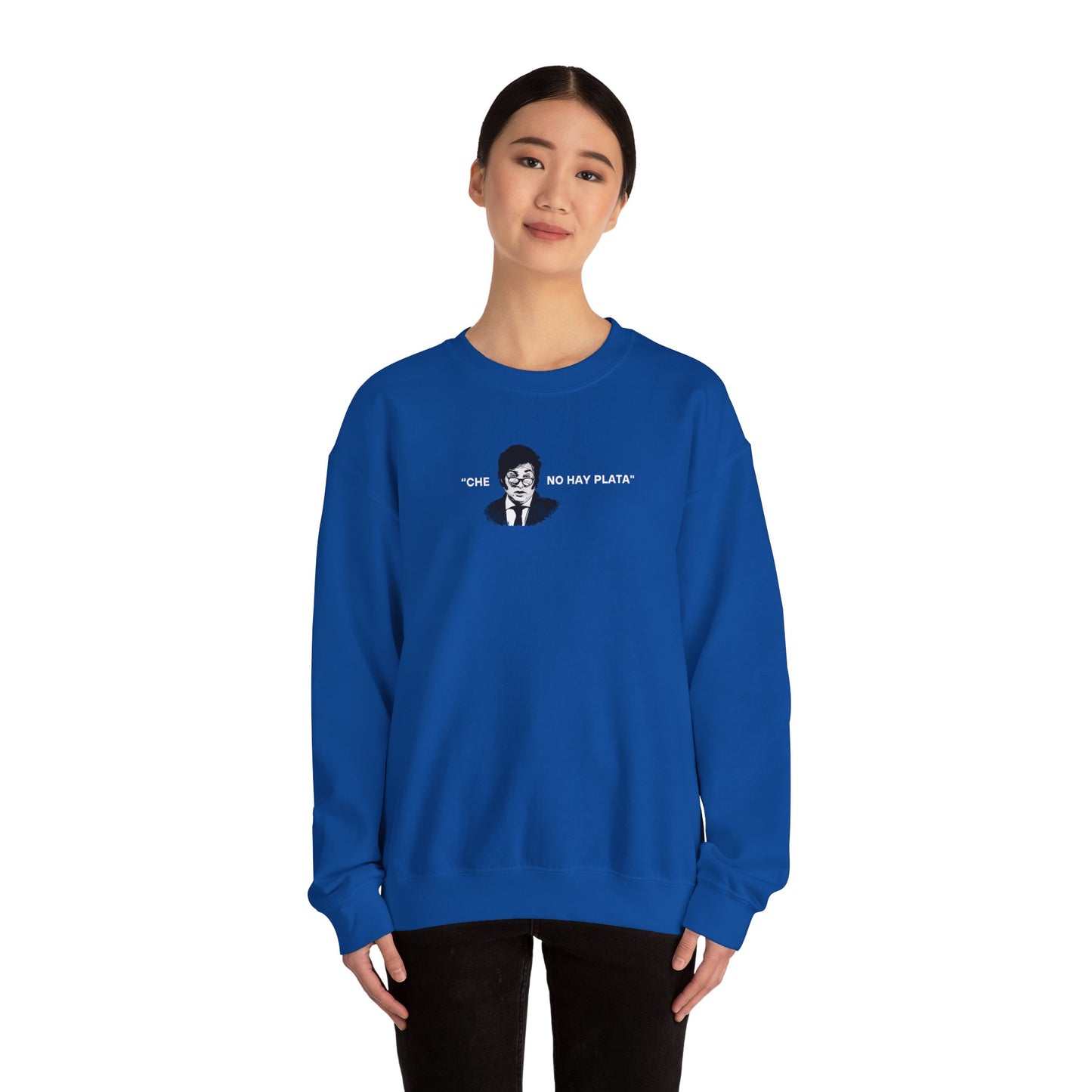 Crewneck Sweatshirt - Che! No hay plata Unisex Heavy Blend™